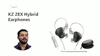 イヤホン  Rift Earphones KZ ZSX Earbuds Headphone IEM, 5BA+1DD Hybrid 6 Drivers HiFi